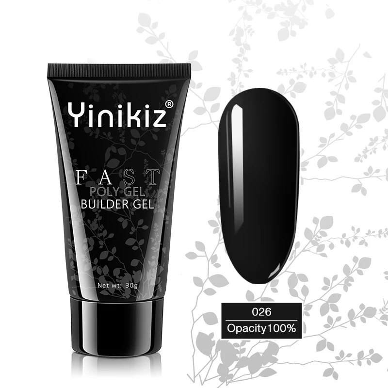 Yinikiz продукт 30 г УФ-гель, акриловый полигель, 6 цветов, камуфляжный гель, УФ-лак для ногтей - Цвет: 026