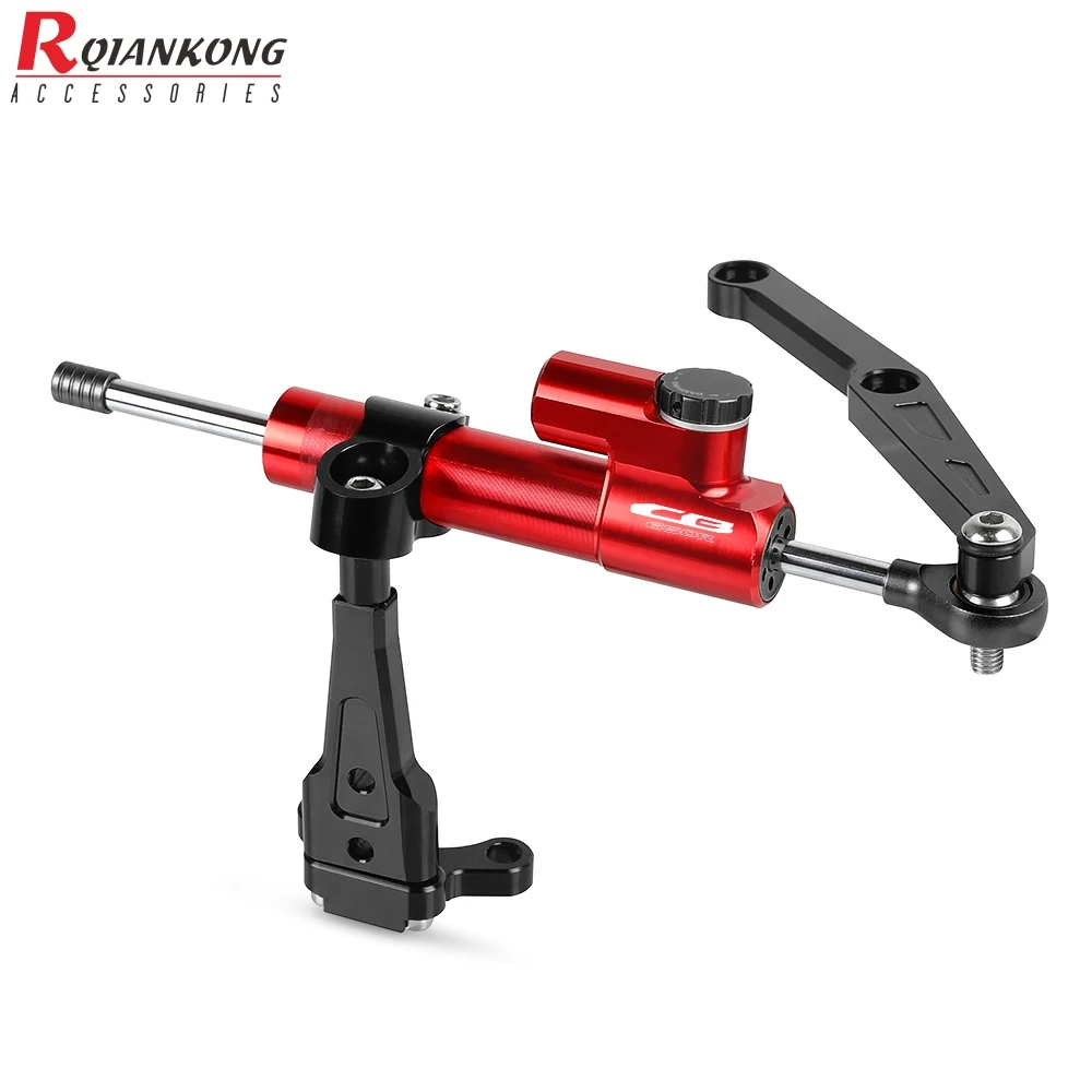 Motocycles Steering Damper Mounting Bracket Kit Stabilizer CB 650 R Reversed Safety Control FOR Honda CB650R 2018 2019 2020 2021 |