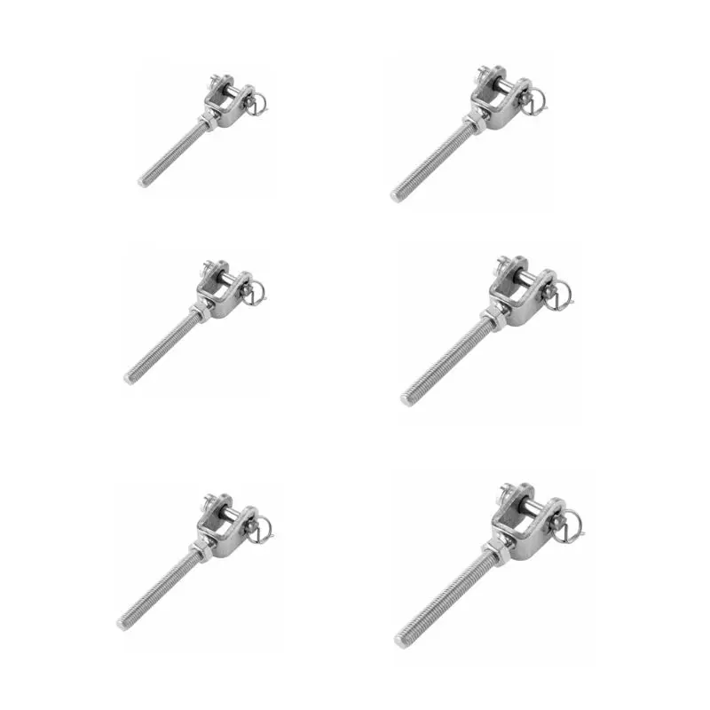 

Marine Hardware 304 Stainless Steel Jaw Open Bolt Nut Turnbuckle Rigging Screw Rowing Boats Rope Cable Length Tension Adjust