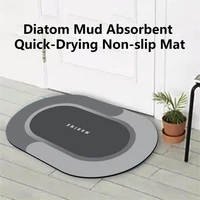 bath mat super absorbent non slip diatom mud bathroom rug quick drying bath shower rug kitchen entrance door mats home floor mat