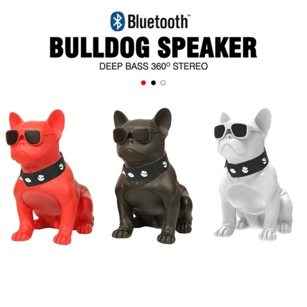 Портативная Bluetooth-Колонка 2021 модель 3D колонка M11 Bulldog 2 0 креативная мультяшная