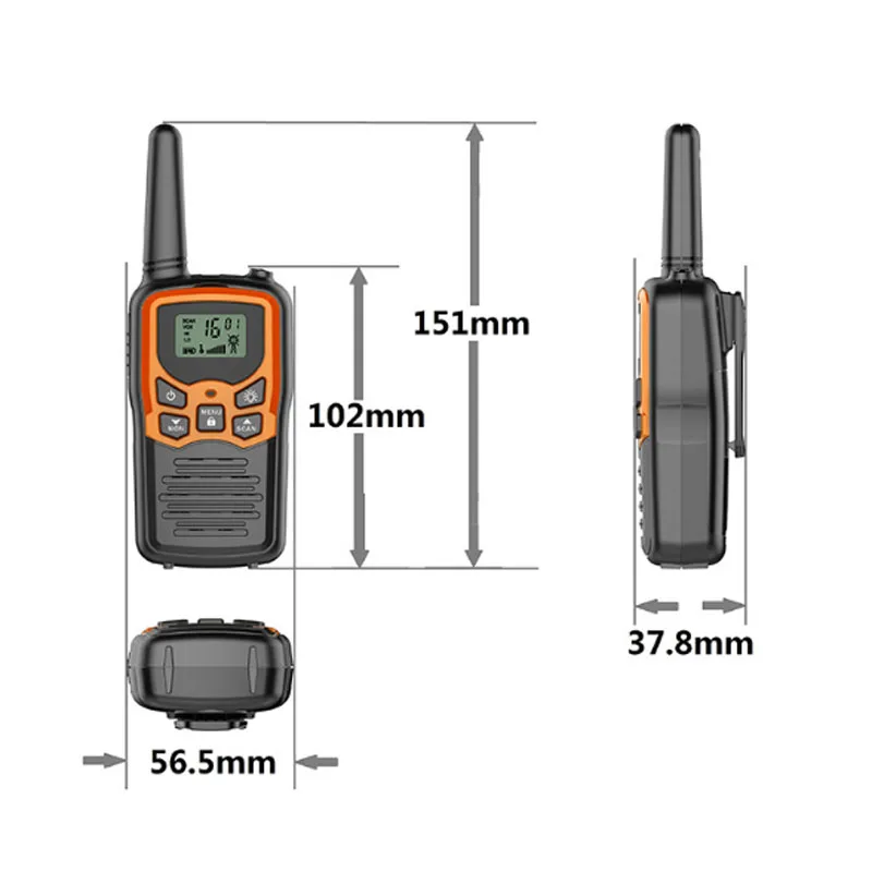 Рация GoodTalkie T5 2 шт. уличная рация высокой мощности 22 Shindo 400 470 МГц максимальное