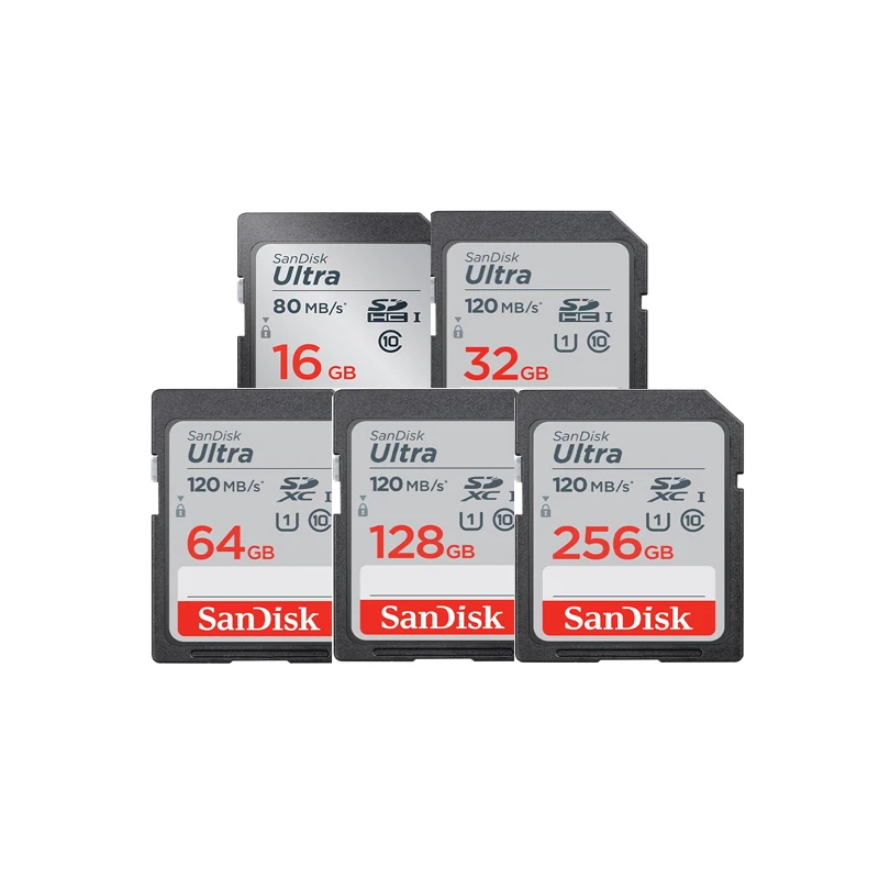SanDisk SD-карта класс 10 128 ГБ 64 32 16 | Компьютеры и офис