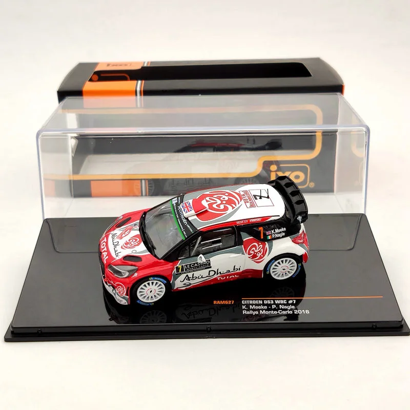 IXO 1:43 Citroen DS3 WRC #7 Rallye Monte Carlo 2016 RAM627 Ограниченная серия литья под давлением модель| |