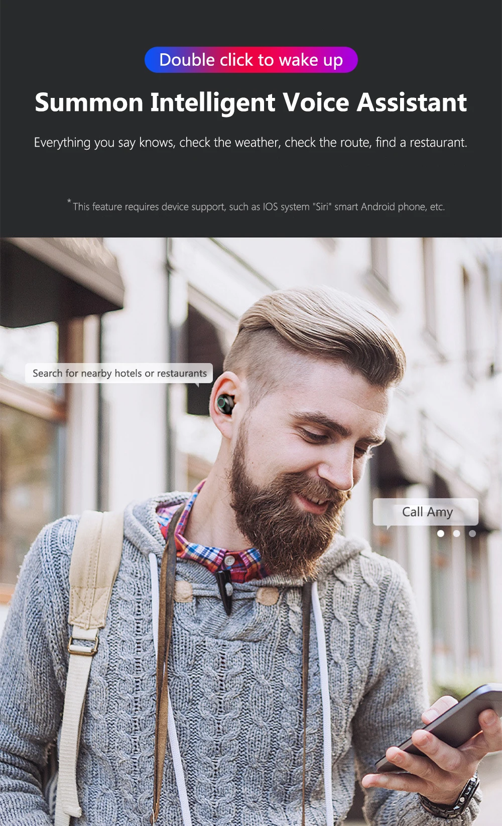 FBYEG M7 TWS Bluetooth 5,0 наушники беспроводные наушники с дисплеем питания спортивные стерео беспроводные наушники гарнитура с зарядным устройством