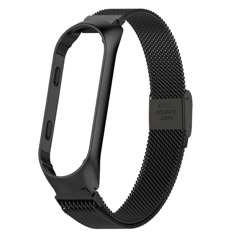 Rovtop модный браслет ремешок для Xiaomi Mi Band 3 4 MiBand металлический из нержавеющей