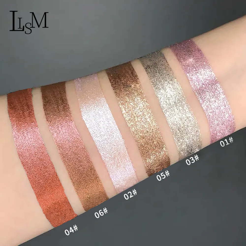 LISM блеск жидкие тени для век стойкий макияж Жидкие водонепроницаемые мерцающие
