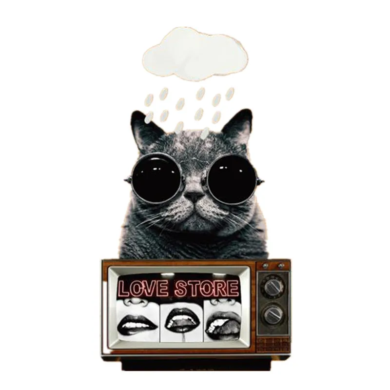 Пластыри для одежды аксессуары чужих вещей железные наклейки кошек губ