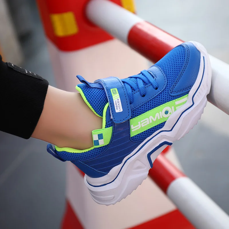 EOSNYX-zapatos informales para ni&ntilde;os y ni&ntilde;as, zapatillas de malla a la moda, 2022-3