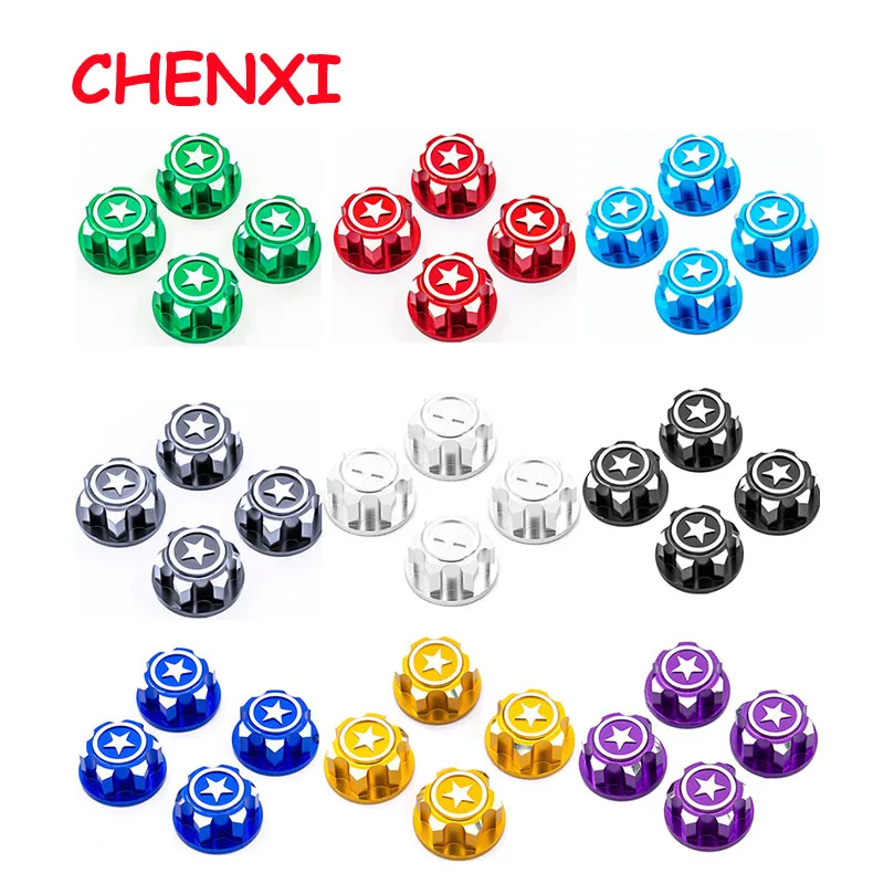 4 шт rc автомобиль алюминий 17 мм ш