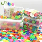 300400500 шт., детский пластиковый пазл-Снежинка