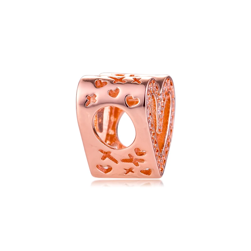Шармы подвески CKK All My Heart 925 оригинальные подходят для браслета Pandora бусины из