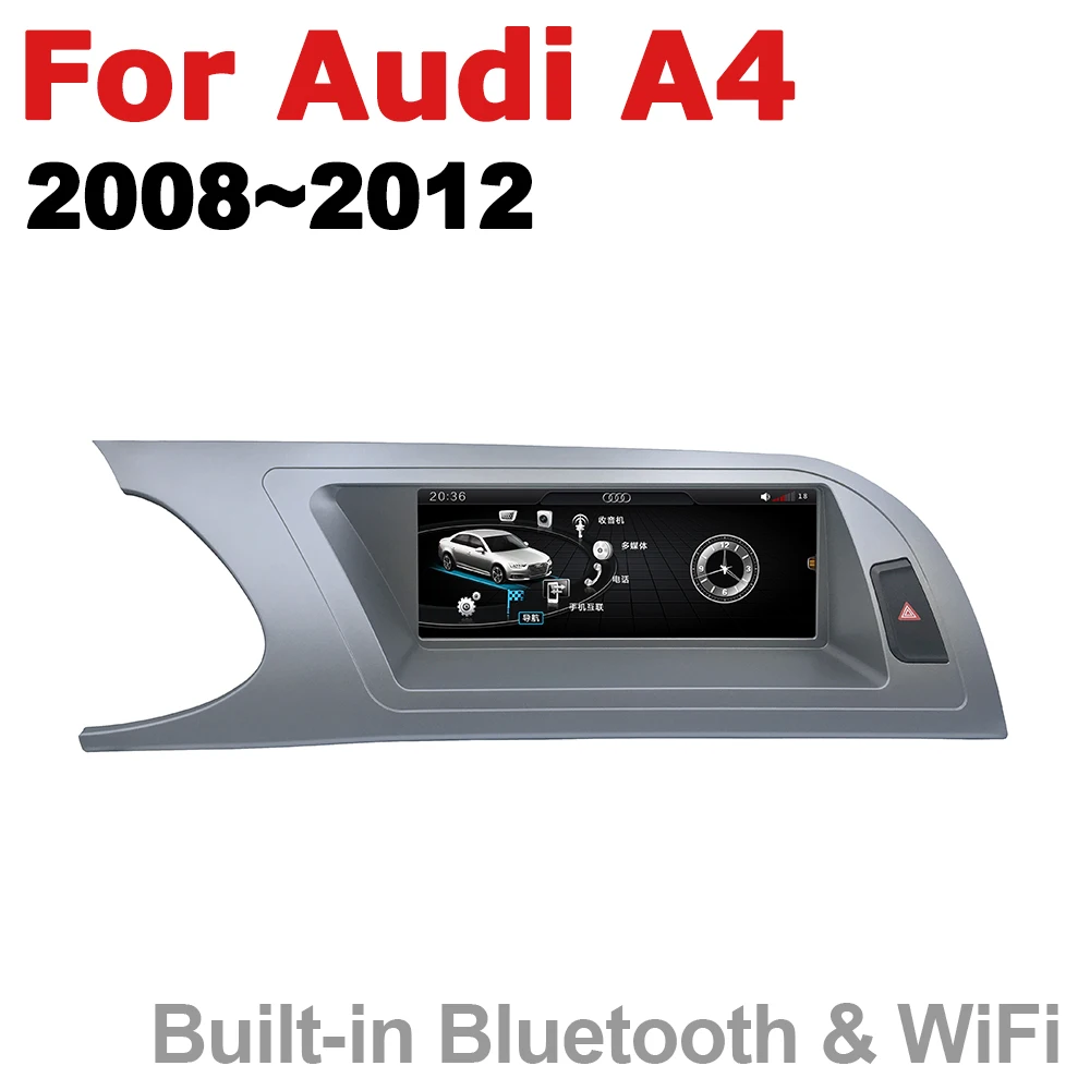Android система автомобиля DVD Радио для Audi A4 8K 2008 ~ 2012 IPS Зеркало экран GPS Navi Carplay WIFI Google