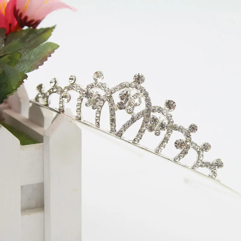 Новинка свадебная кристальная тиара повязка на голову вечерние принцесса