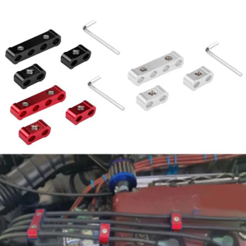 

Car Spark Plug Electrical Wire Clamp Separator Line Ignition Cable Clip Car Accesssories Auto Decoration 3pcs For 8MM/9MM/10MM