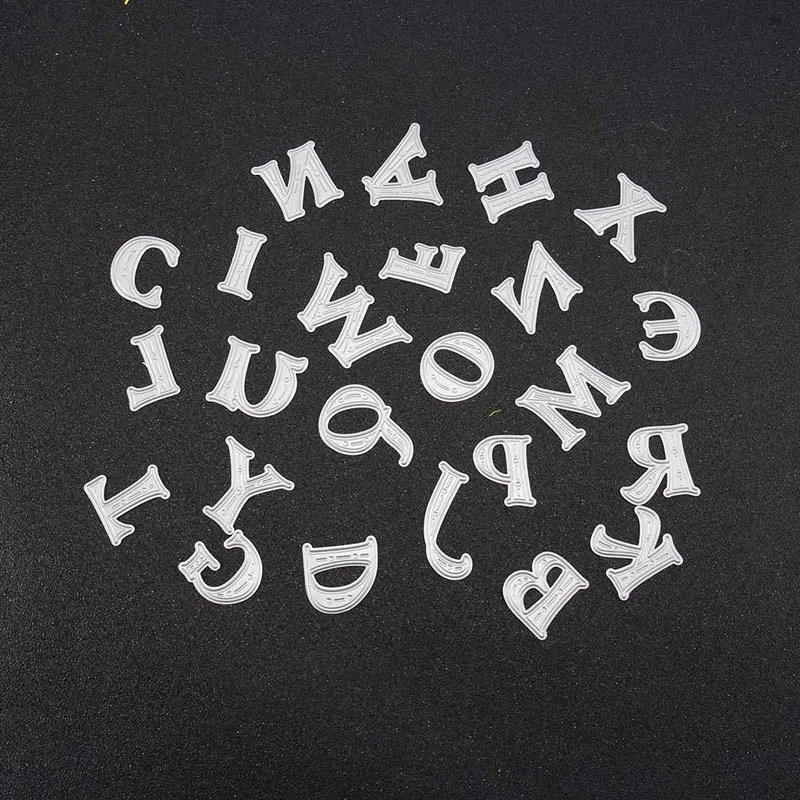 Рамка с надписью штампы для резки металла 26 Алфавит высечки Трафаретный