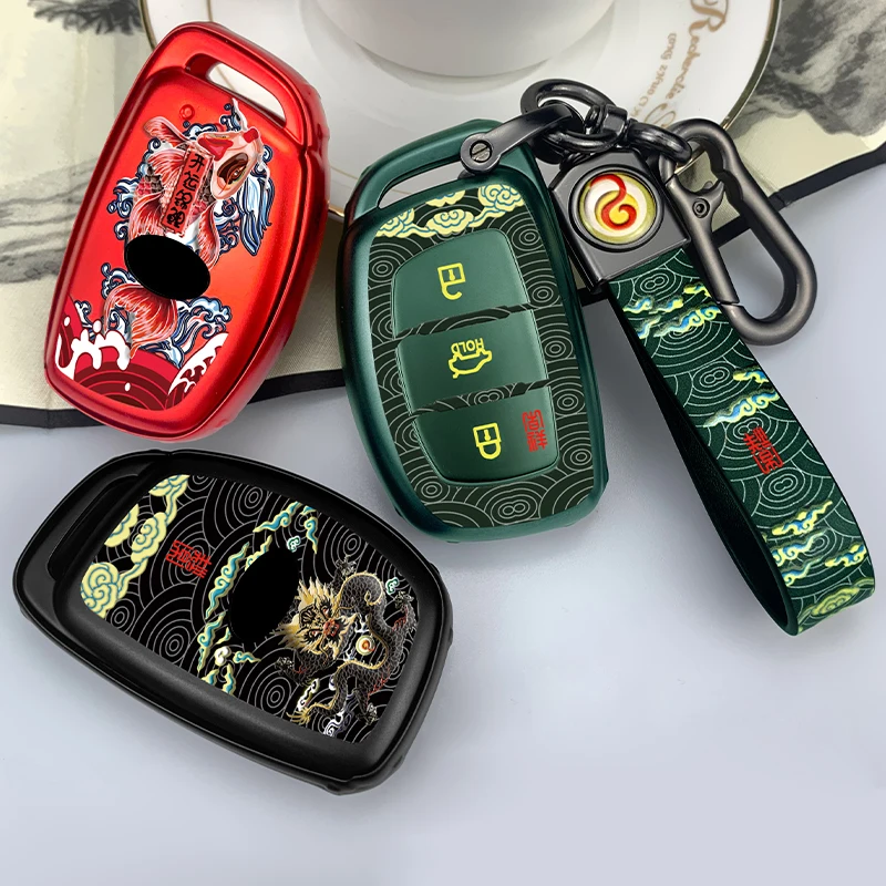 

ТПУ чехол для автомобильных ключей, защитный чехол для Hyundai iX20 I30 IX35 I40 Ix25 Tucson Verna Sonata, автомобильный брелок