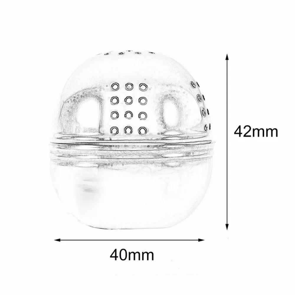 

DIY 51-100ml Stainless Steel Tea filter Strainer Teas Infuser Mesh Tea Locking Spice Egg Shaped Ball kitchen tools Reusable