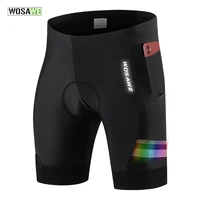 wosawe mens cycling shorts mtb road bike bermuda shorts bicycle riding tights 3d gel padded quick dry half pants