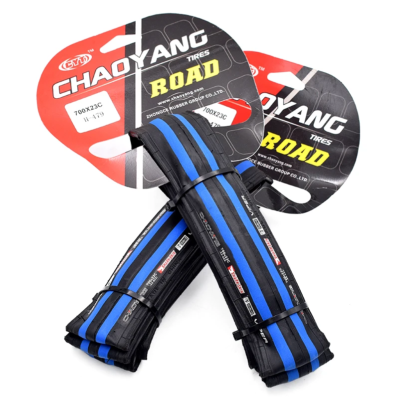Нейлоновые велосипедные шины 700C цветные 700 * 23C дорожные 60TPI двойная анти прокол