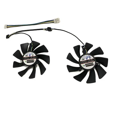 2 шт./компл. HD7950 GPU VGA кулер вентилятор для сапфир VAPOR-X HD 7950 vapor x Графика охлаждения в качестве замены