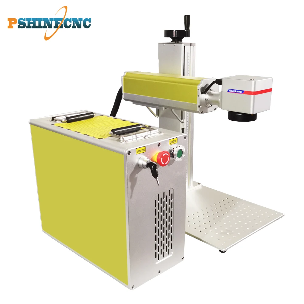 Pshinecnc full cover electric cutting marking machine fiber optic laser |