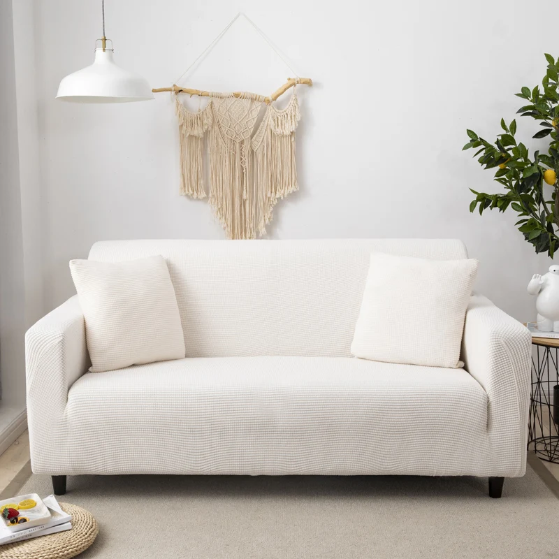 

Velvet Sofa Covers for Living Room Solid Sectional Sofa Cover Elastic Couch Cover Home Decor Fundas Sofa Slipover Top Quality