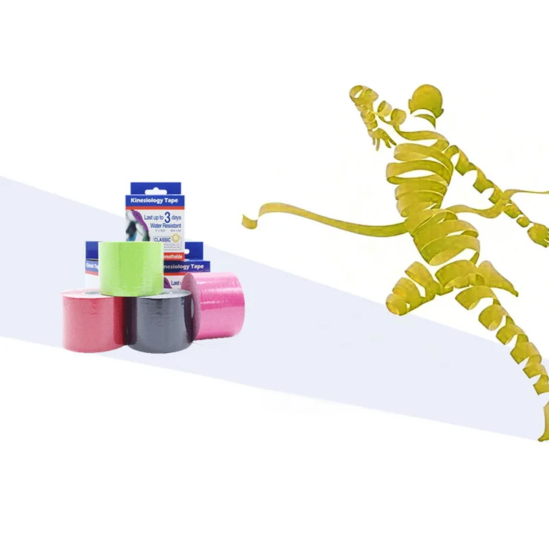 Кинезиологическая лента 2 размера тейп обвязка для восстановления мышц в