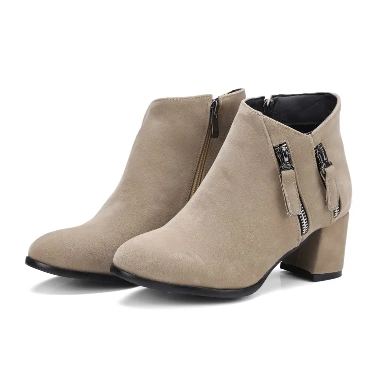 Большой Размеры сапоги Женская обувь Ботильоны для женщин Женские ботинки с