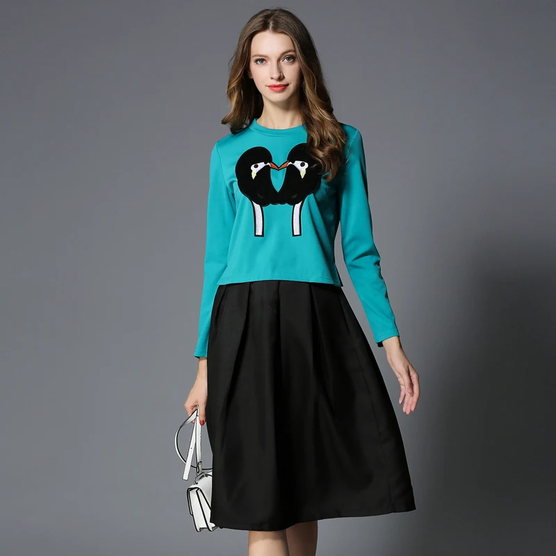 Новая модная Повседневная рубашка с длинными рукавами и вышивкой в виде попугая +