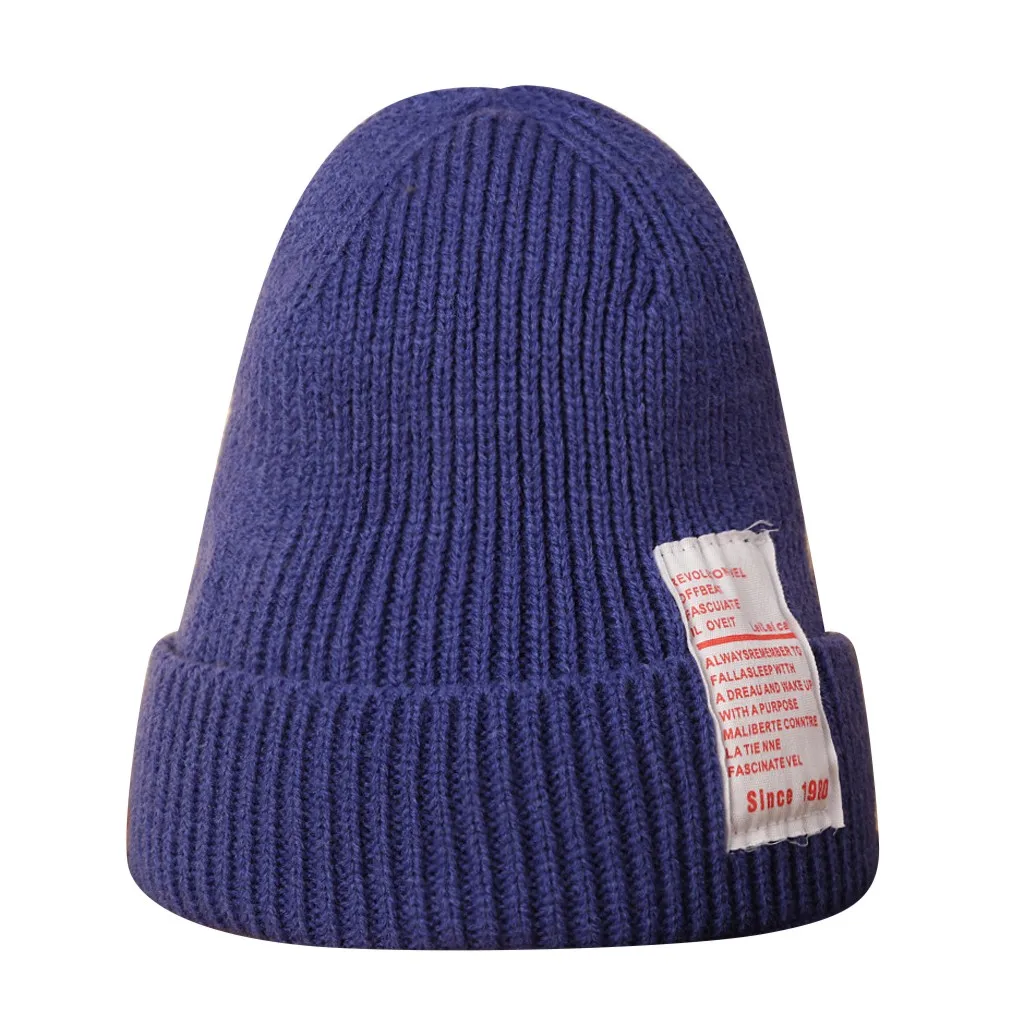 

Child Girl Boys Fashion Keep Warm Winter Hats Knitted Wool Hat Unisex hat knitted beanies cap brand new thick female cap