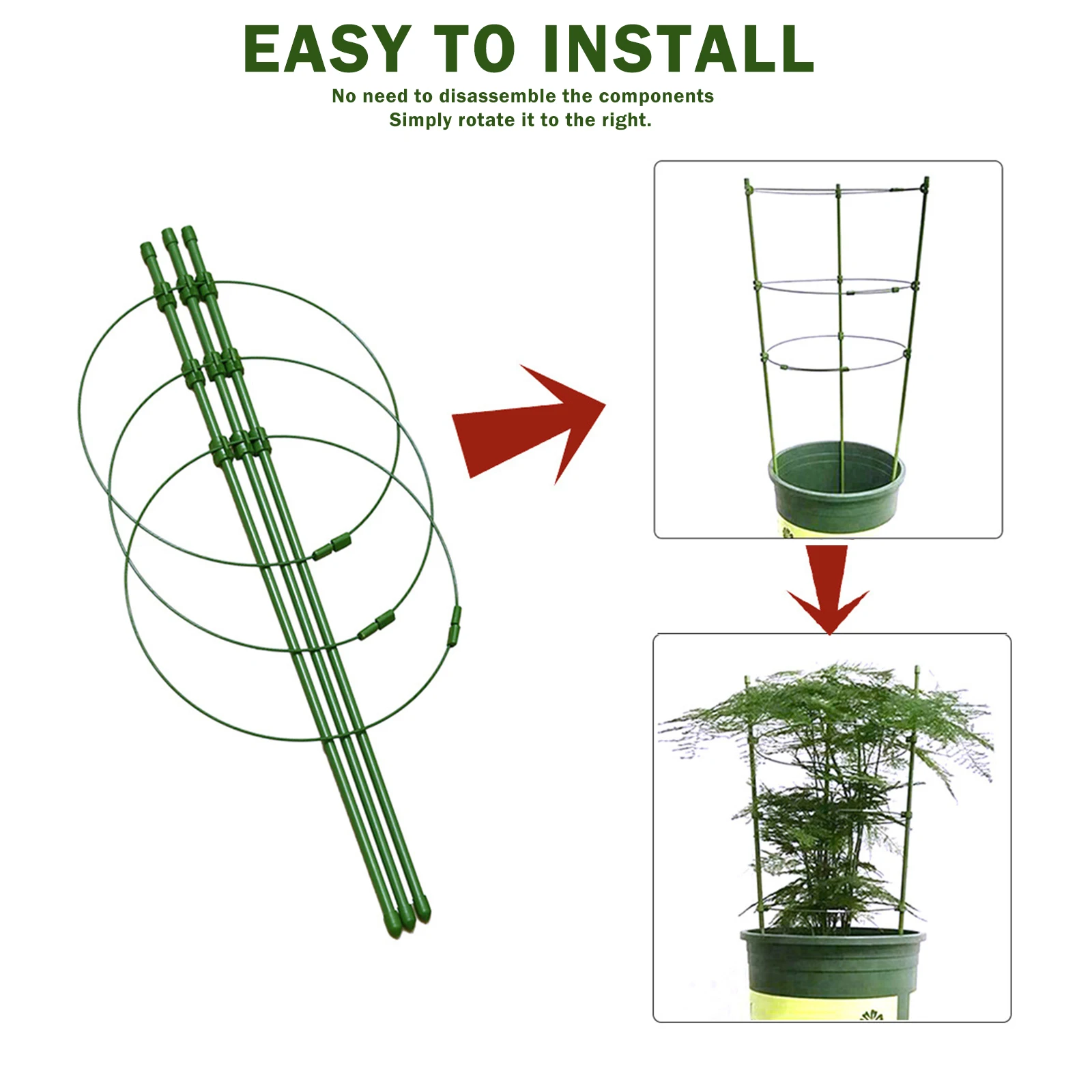 

Climbing Vine Support Vegetables Farm Flower Fruit Tied Bundle Branch Clamping Plant Too Garden Plant Fix Clip Plastic Rack Stem