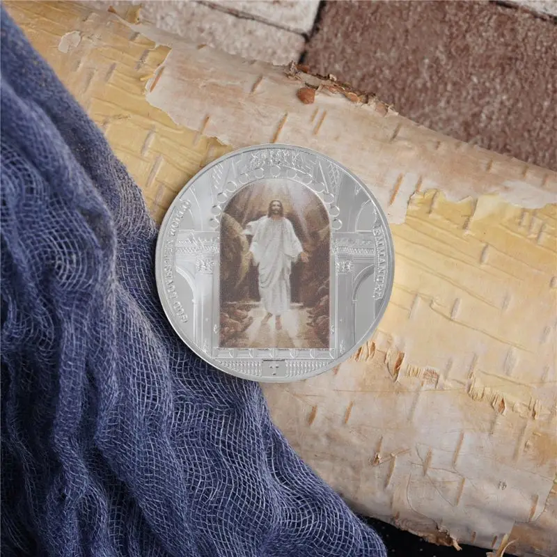 Религия Иисуса Христа памятная монета коллекция подарок сувенир искусство