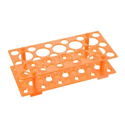 

Tube Rack Detachable Polypropylene 28-Well Orange for 50ml /15ml/10ml 1Set