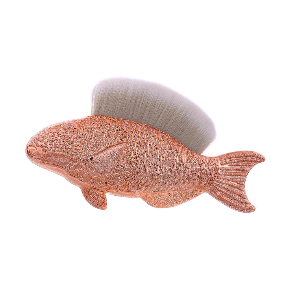 style 8 FLD fin, большая кисть, уникальный дизайн, форма рыбы, макияж, кисть для основы, Кисть для макияжа, круглая, макияж для жидкой косметики, высокое качество - Handle Color: style 8