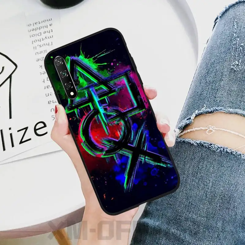 Модный чехол для ps4 huawei p20 p30 p40 pro mate 10 20 30 lite p smart y7 2019 plus nova 3I|Бамперы| |