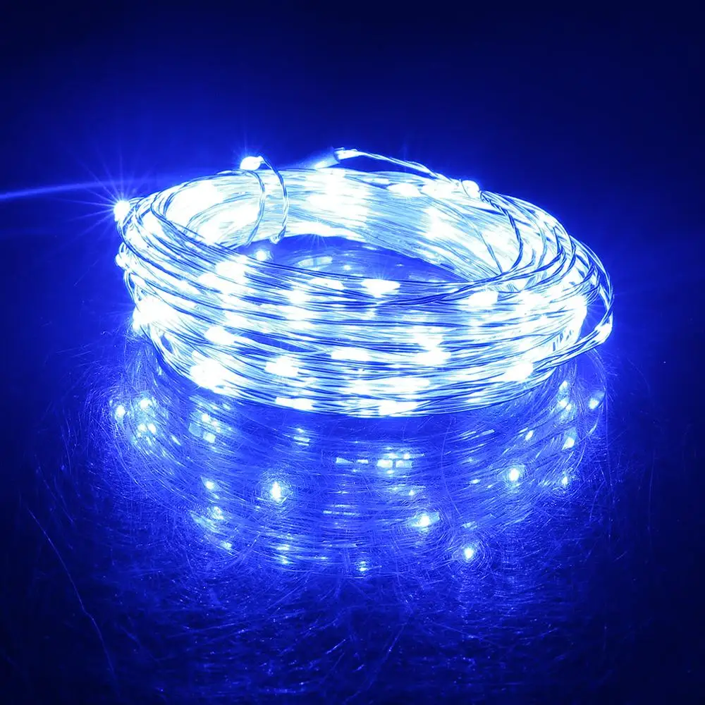 

20M 200LED Silver Wire String Fairy Light Christmas Outdoor Decoration LED String Lights For Garden Party DC12V