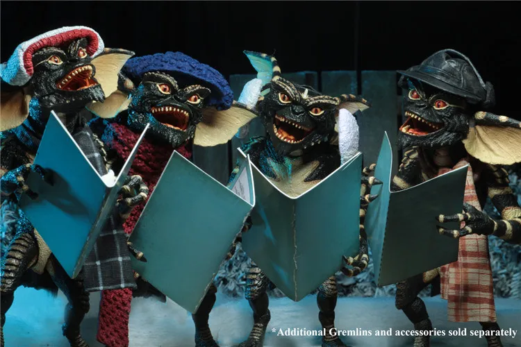 NECA Gremlins зимний костюм 2 упаковки фильм Gremlins инопланетянин набор Gremlin Greta фигурка модель игрушки оригинальная коллекция