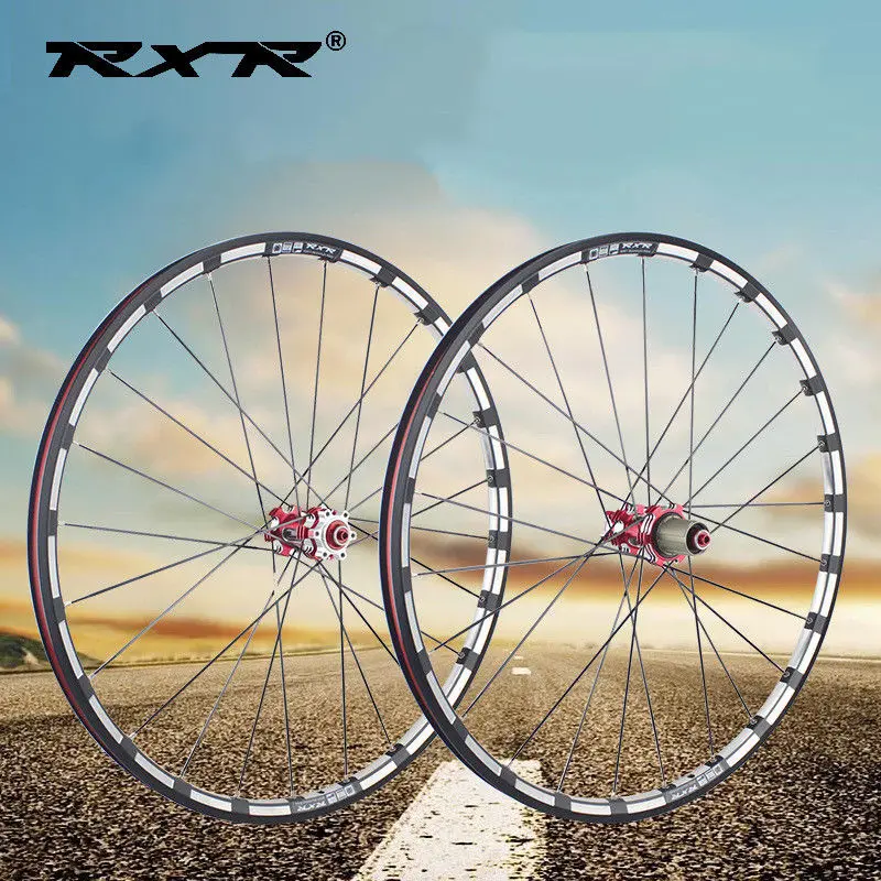 RXR колеса горного велосипеда 26/27. 5/2" карбоновый диск колеса 7-11 скорость через ось/QR MTB колеса дисковый тормоз велосипедные колеса