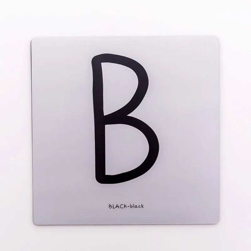 Модный креативный коврик для мыши с буквенным принтом милый мультяшный из ПВХ