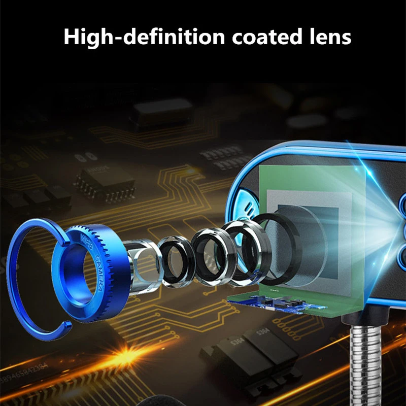 

Computer HD Camera With Microphone USB Drive-free Desktop Notebook Camera Portrait Capture Live Laptop Desktop