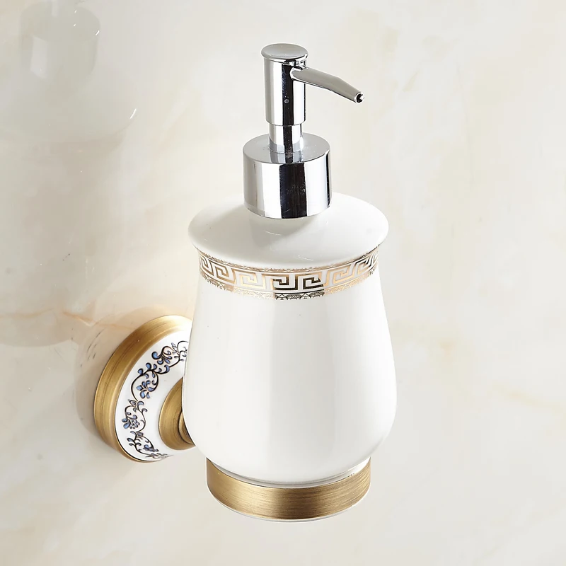 Античный латунный диспенсер для жидкого мыла 300 мл|Дозаторы мыла| |