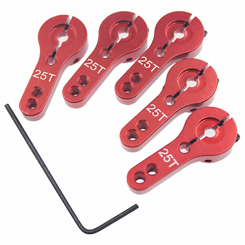 6 шт. 25T Алюминиевый Серводвигатель M3 резьба рулевой рычаг с высоким крутящим