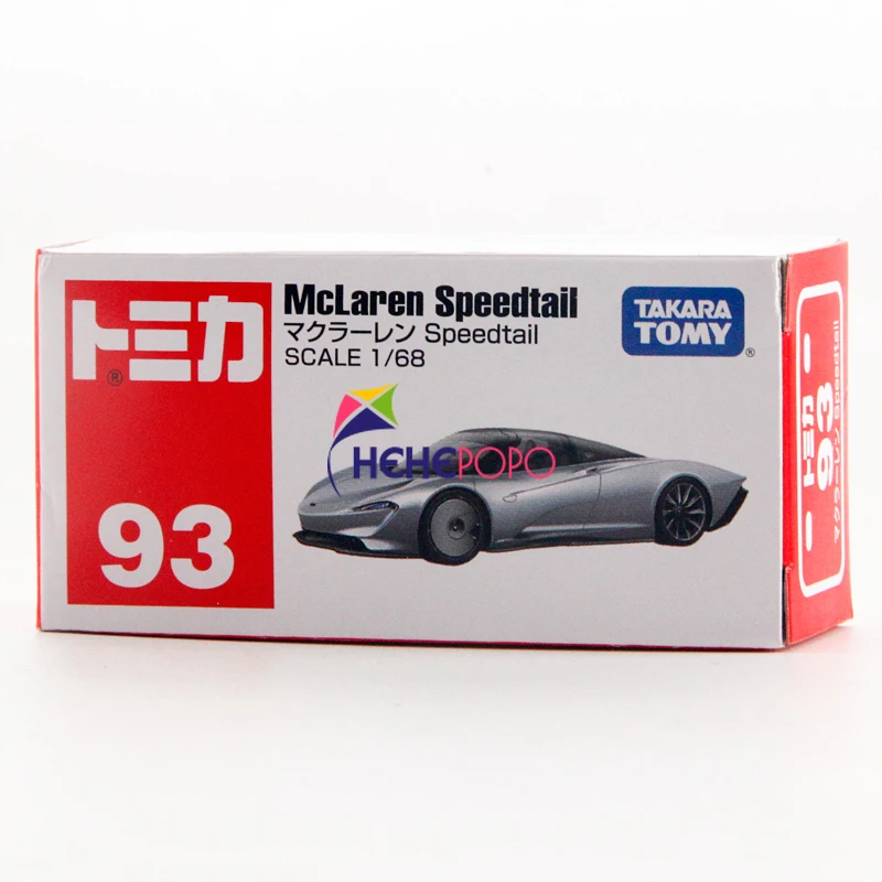

Roadster Mould Model Takara Tomy Tomica No.93 798637 Mclaren Speedtail Sports Car Scale 1:68 Diecast Miniature Car Collectibles