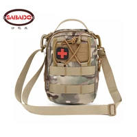 hunting tactical edc first aid kit bag clamshell opening nylon molle webbing emergency ifak medical pouch military airsoft