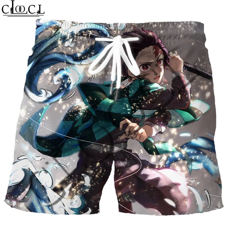 CLOOCL Demon Slayer Kimetsu No Yaiba шорты Аниме для ролевых игр косплей штаны с 3D принтом