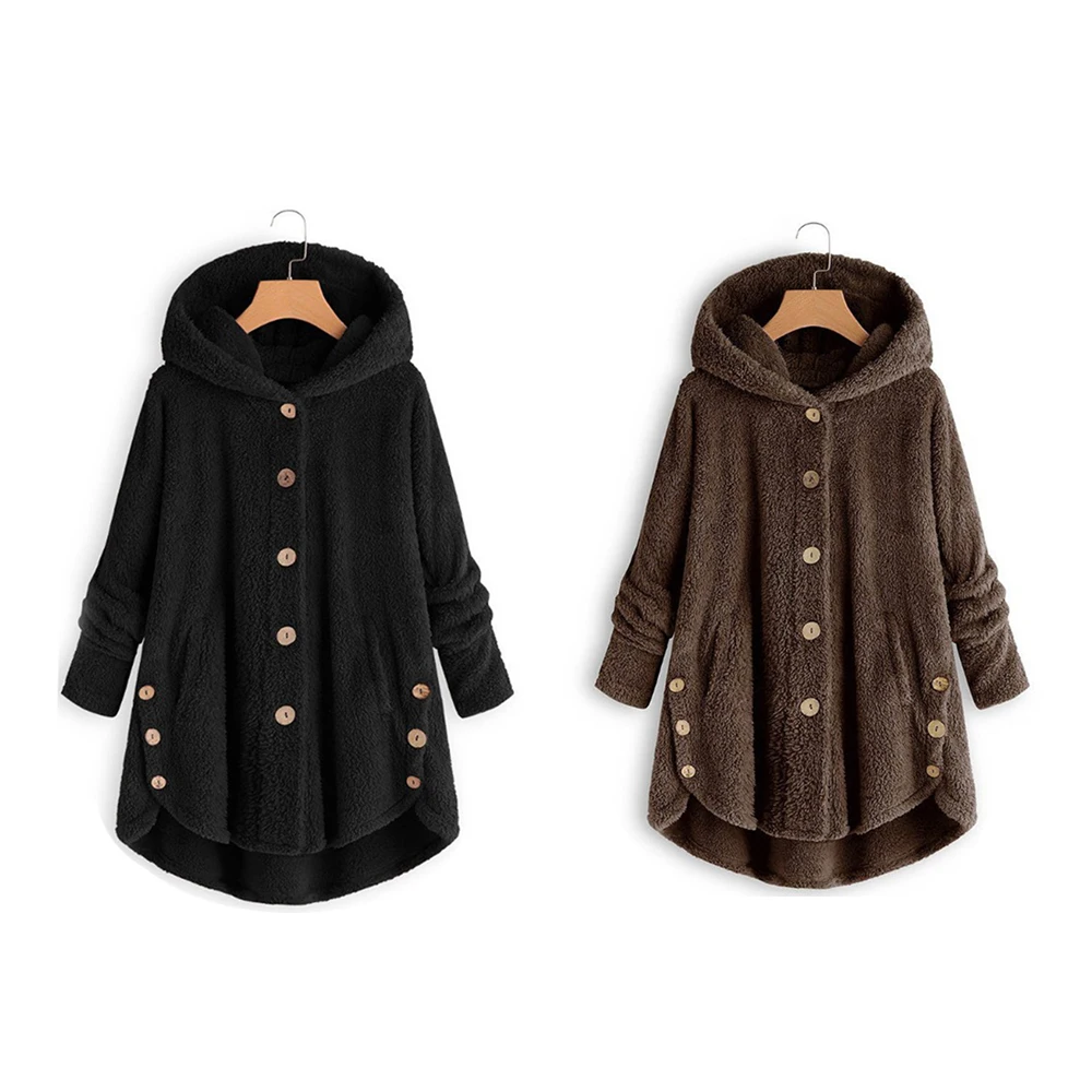 Новые пушистые пальто осень зима женские куртки повседневные с длинным рукавом