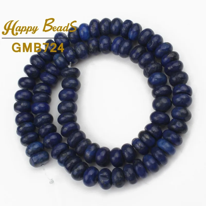 Бусины Из Натурального лазурита круглые бусины россыпью для изготовления