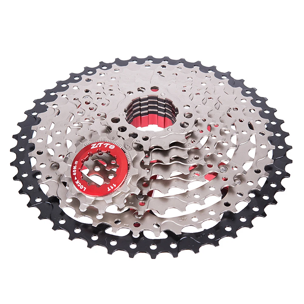 ZTTO MTB 9 скоростей 11 46T кассета с вешалкой удлинительная Звездочка 9v k7 широкое