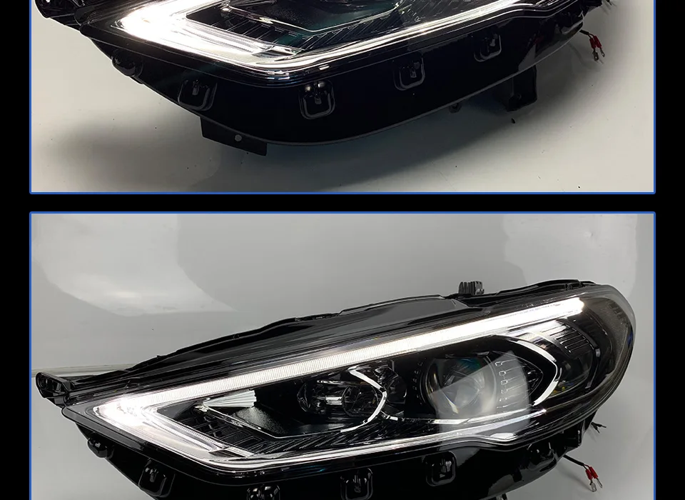 Фары для автомобиля Ford Mondeo Fusion- DRL дневные ходовые огни головная лампа светодиодный Биксеноновая лампа Противотуманные фары автомобильный аксессуар